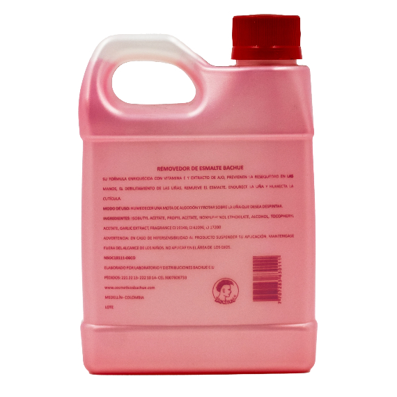 REMOVEDOR QUITAESMALTE BACHUE 500ML - Imagen 2